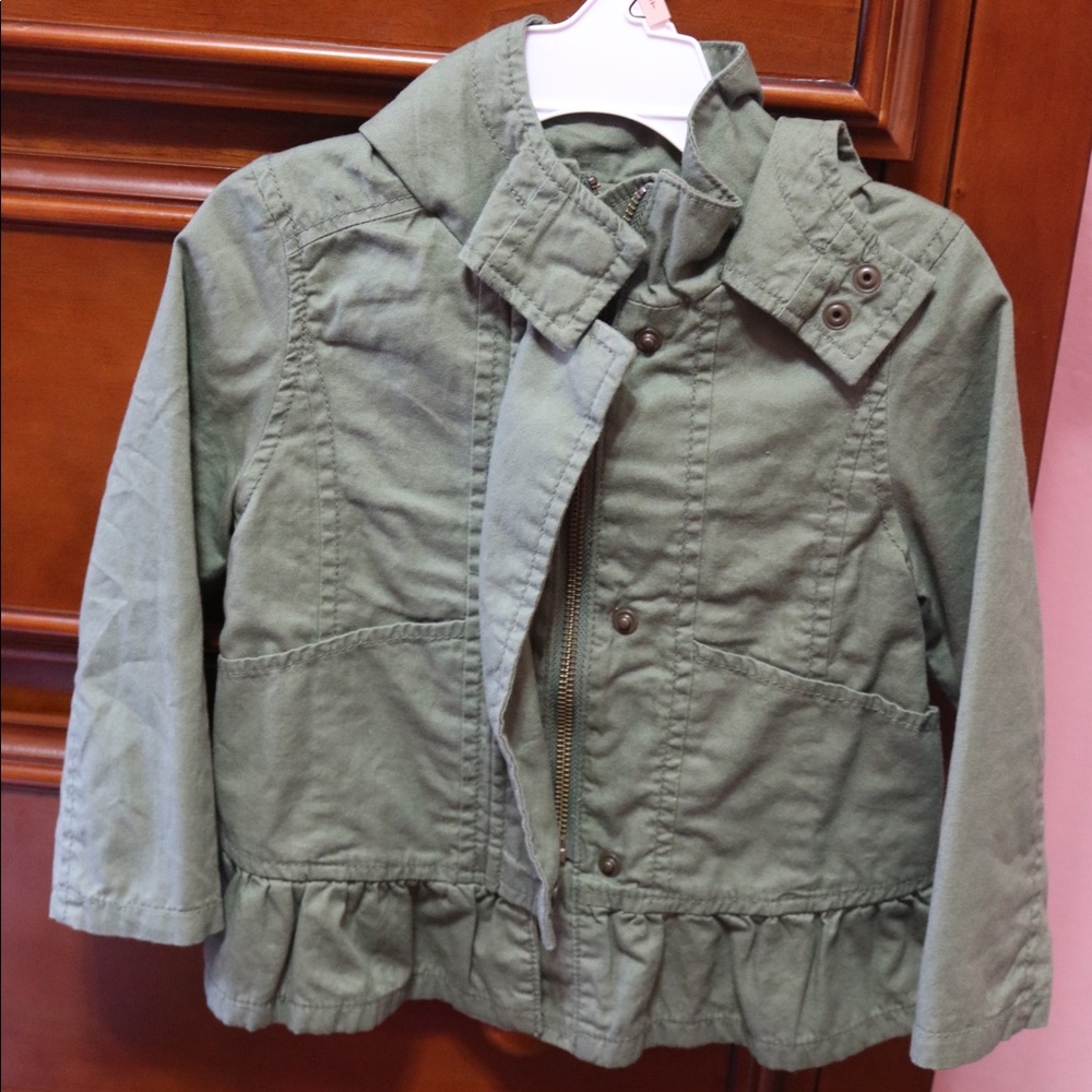 Old Navy Olive Green Jacket 2T